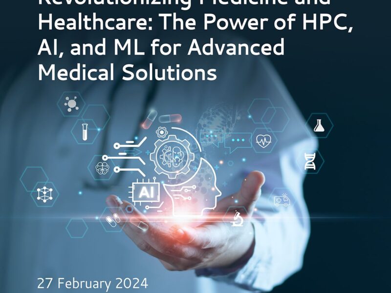 Spletni dogodek: Revolutionizing Medicine and Healthcare: The Power of HPC, AI, and ML for Advanced Medical Solutions