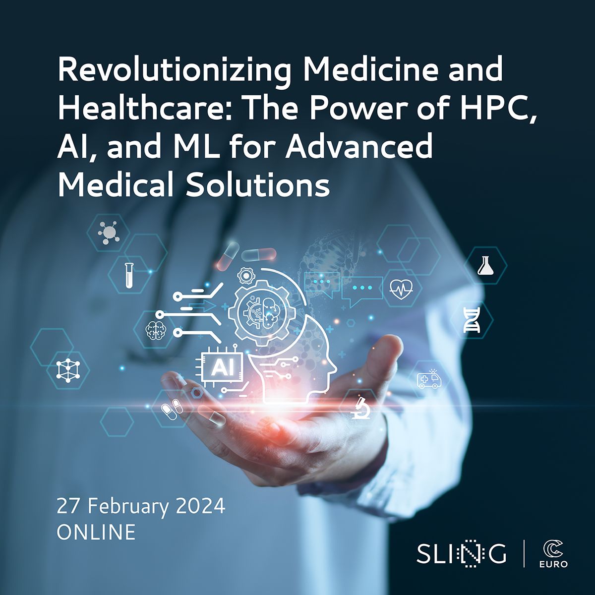 Spletni dogodek: Revolutionizing Medicine and Healthcare: The Power of HPC, AI, and ML for Advanced Medical Solutions