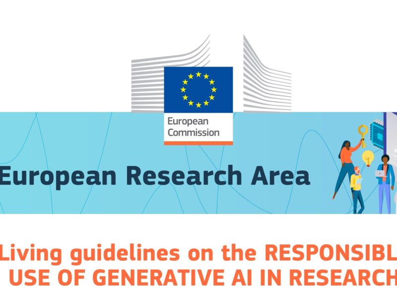 EU guidelines generative AI in research